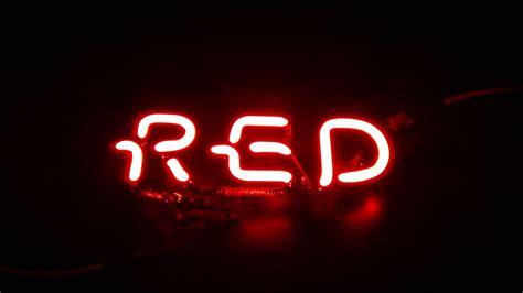 Red” Neon Section From Red Dog Neon Sign The Neon Sign Guy Store