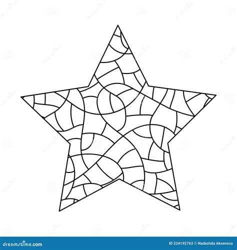 Coloring Pages For Adults And Older Children Doodle Anti Stress Vector