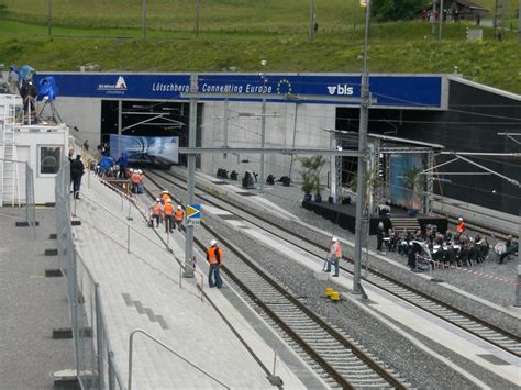 Tunnel De Base Du L Tschberg Frutigen Rarogne Structurae