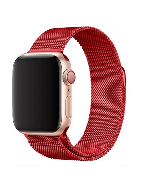 Pulseira de Metal Milanese Magnética Aço Compatível Apple Watch IWO