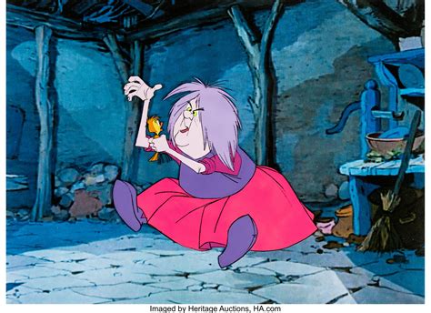 The Sword In The Stone Madam Mim Production Cel Walt Disney Lot 63710 Heritage Auctions