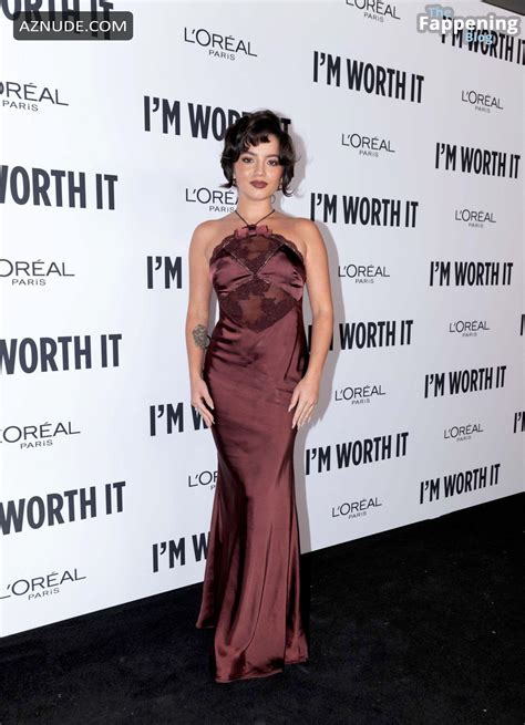 Isabela Merced Sexy Stuns In A Hot Backless Dress At The Th Annual LOreal Paris Women Of Worth