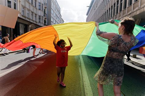 Sarajevo Bosnia Herzegovina Junio De 2022 Marcha Del Orgullo Lgbtiq