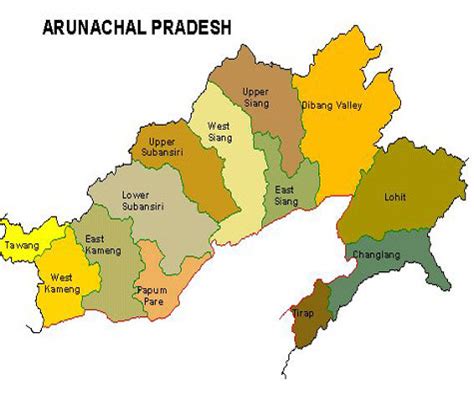 State of Arunachal Pradesh-Population, Map, Places, Capital, Geography etc,