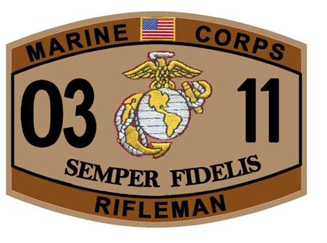 USMC MOS 0311 RIFLEMAN | MILITARY | Pinterest