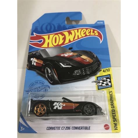 Jual Hot Wheels Corvette C Z Convertible Hitam K N Shopee Indonesia