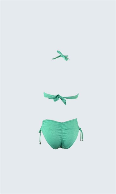 Trikini Multiway Shine Verde Praia Brava