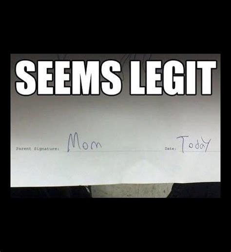 Teacher Meme Fake Signature From Parents Faculty Loungers Ts For