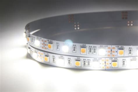 White & Warm white CCT Adjustable Flexible LED Strip Light - DERUN LED