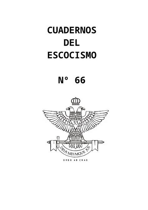 Doc Cuaderno Del Escocismo El Rito Escoces Antiguo Y Aceptado Y