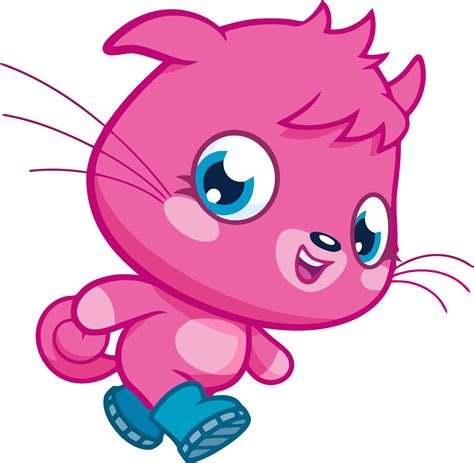 Poppet Moshi Walking Smile Clipart Png Moshi Monsters Poppet Login