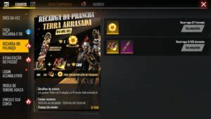 Novo Evento De Recarga Da Prancha Terra Arrasada Freefirenews