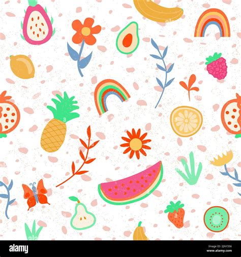 Banana Leaf Seamless Patterns Stock Vector Images Alamy