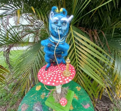 Blue Caterpillar Absolem The From Alice In Wonderland With His Hookah