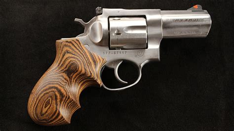 Ruger GP100 / Super Redhawk Wood Boot Grip — Badger Custom Grips