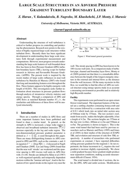 (PDF) Large Scale Structures in an Adverse Pressure Gradient Turbulent ...