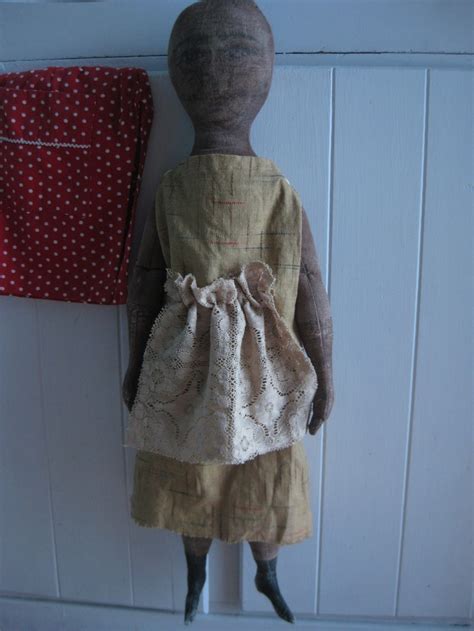 Primitive Rag Doll Created By Jackie Eberley Dolls Handmade Folk Art