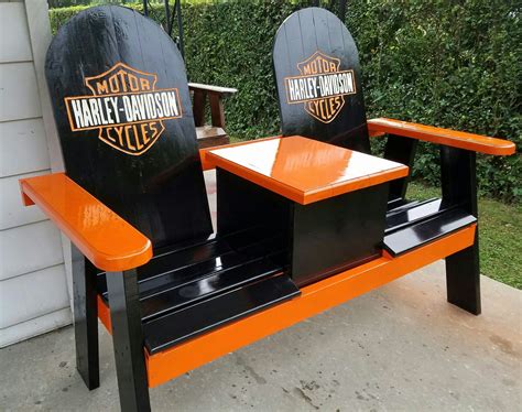 Harley Bench With A Cooler Harley Davidson Decor Pallet Furniture