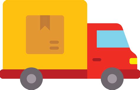 Delivery Truck Flat Icon Vector Art At Vecteezy