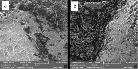 Fractography Mm A Carburized Tensile Specimen B Carbonitrided