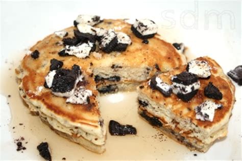 Oreo Pancakes Recipe Chefthisup