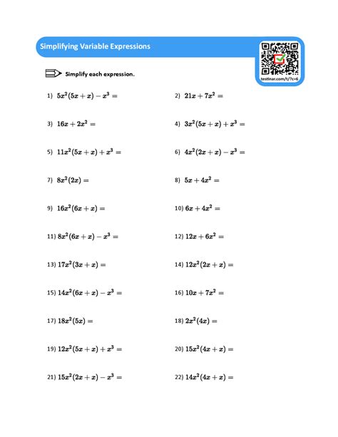 Simplifying Expressions Algebra Gcse Maths Steps Examples