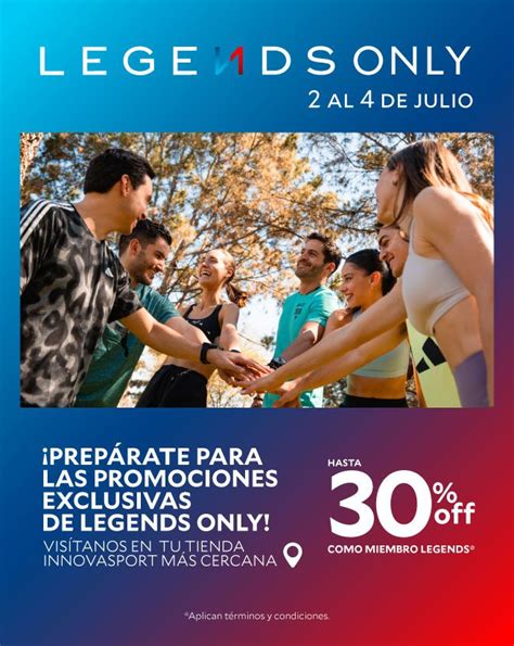 Innovasport E Innvictus Legends Only Hasta 30 De Descuento Adicional