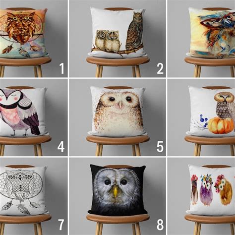 Owl Pillow - Etsy