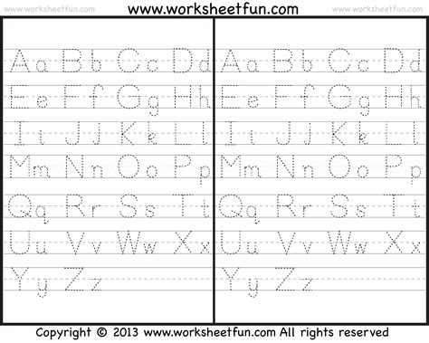 Capital And Small Letter Tracing Worksheet Free Printable Worksheets