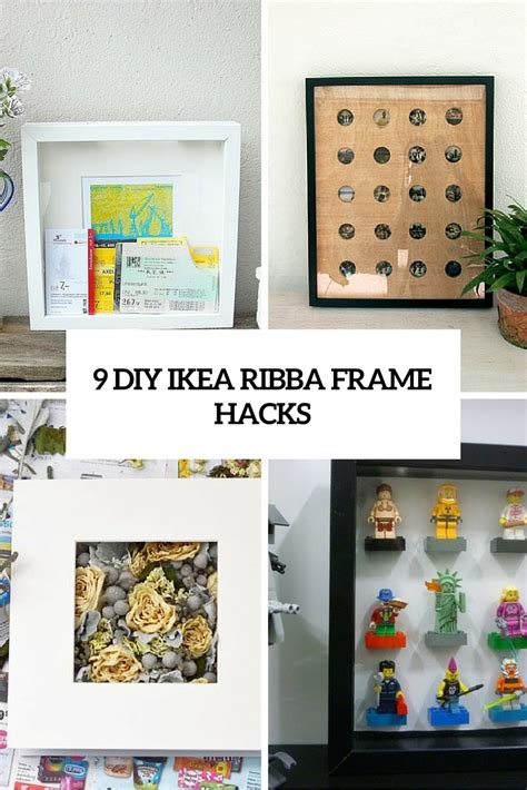 9 DIY IKEA Ribba Frame Hacks That You Should Try - Shelterness