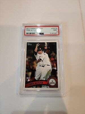 Topps Update Jose Altuve Rookie Card Us Psa Houston