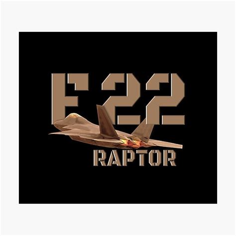 "F22 Raptor Fighter Jet Airforce Defense Aviation" Photographic Print ...