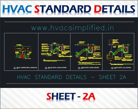 HVAC Standard Details Drawings Sheet – 2A – hvacsimplified.in