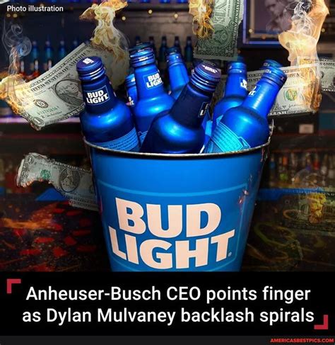 Photo Illustration R Anheuser Busch Ceo Points Finger As Dylan Mulvaney