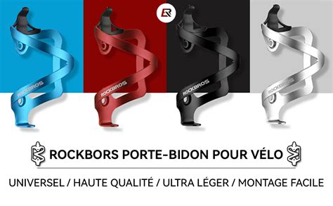 ROCKBROS Porte Bidon Vélo VTT Porte Bouteille Cyclisme Universel Porte