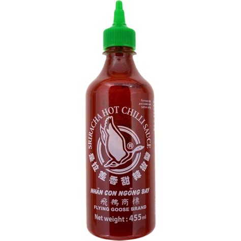 Exotic Food Flying Goose Brand Flying Goose Sriracha Hot Chilli Sauce