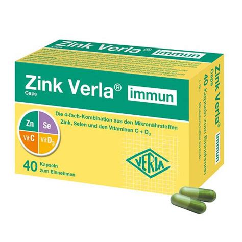 Zink Verla Immun Caps Wir Leben Apotheken