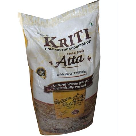 Kriti Chakki Fresh Atta Packaging Size Kg Packaging Type Bag At