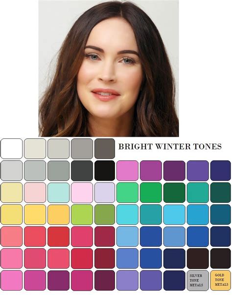 Bright Winter Bright Winter Cool Winter Color Palette Clear Winter Skin