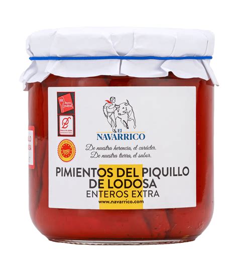 Whole Extra Piquillo Peppers From Lodosa El Navarrico