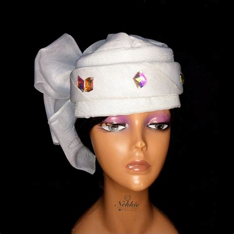 Casquette Africaine Asooke Zara Chapeau Nigeria Gele Par Nekkiecollect