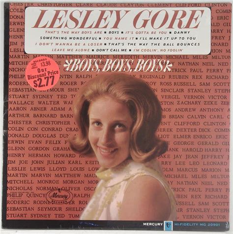 Lesley Gore Boys Boys Boys Sealed Original Mono Lp Lesley Gore