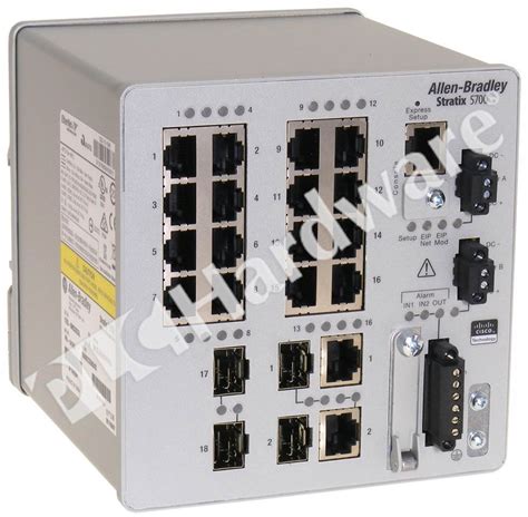 Plc Hardware Allen Bradley Bms Cgl Stratix Ethernet Switch