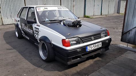 FSO Polonez With A Supercharged Opel V6