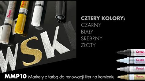 Marker z farbą do renowacji liter na kamieniu YouTube