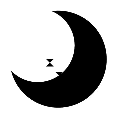 Emoticon Moon Night Vector Svg Icon Svg Repo