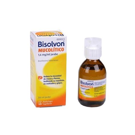 Bisolvon Mucolitico 1 6 Mg Ml Jarabe 200 Ml