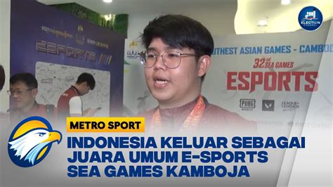 Tambah Medali Indonesia Juara Umum Sea Games Cabor E Sports Youtube