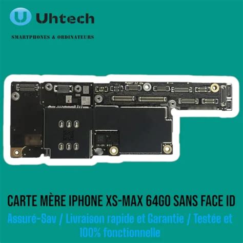 Carte M Re Motherboard Pour Iphone Xs Max Go Sans Face Id Eur