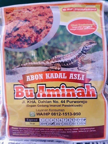 Jual Herbal Abon Kadal Asli Ramuan Tradisional Obat Gatal Gatal Kulit